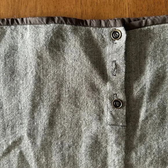 J Morgan Puett Wool and Linen Vintage Skirt - Picture 9 of 10